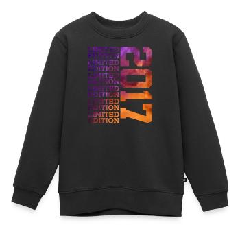 9 ANS ÉDITION LIMITÉE 2017 9E ANNIVERSAIRE - Sweat Premium enfant bio - noir - Devant - AI Model Kid Female (0cm)