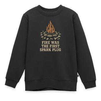 Prähistorische Steinwerkzeuge Des Homo - Kinder Premium Organic Sweatshirt - Schwarz - Vorne - AI Model Kid Female (0cm)