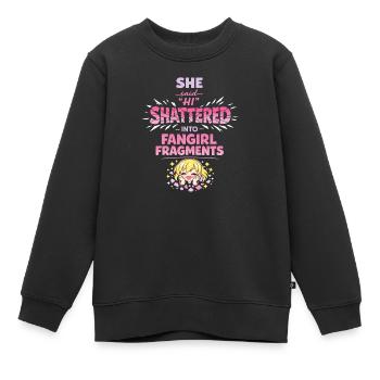 Anime-fangirl Schreit Anime-reaktion - Kinder Premium Organic Sweatshirt - Schwarz - Vorne - AI Model Kid Female (0cm)