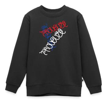 Kreatives Provence Frankreich T-Shirt - Kinder Premium Organic Sweatshirt - Schwarz - Vorne - AI Model Kid Female (0cm)