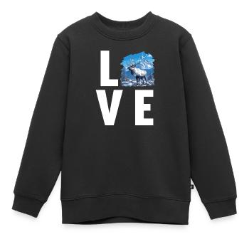 Renne Renne - Sweat Premium enfant bio - noir - Devant - AI Model Kid Female (0cm)