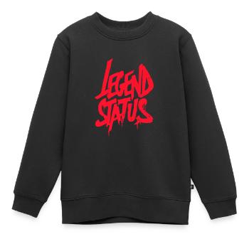 Legend Status Graffiti - Kinder Premium Organic Sweatshirt - Schwarz - Vorne - AI Model Kid Female (0cm)