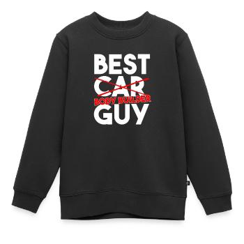 Bester Karosseriebauer, lustiger Handwerker-Slogan - Kinder Premium Organic Sweatshirt - Schwarz - Vorne - AI Model Kid Female (0cm)