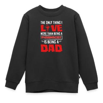 Liebe Apotheker Pharmazietechniker Vater Vater - Kinder Premium Organic Sweatshirt - Schwarz - Vorne - AI Model Kid Female (0cm)