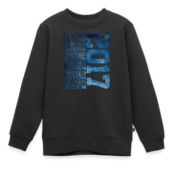 ÉDITION LIMITÉE 2017 9 ANS 9E ANNIVERSAIRE - Sweat Premium enfant bio - noir - Devant - AI Model Kid Female (0cm)