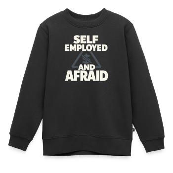 Indépendant indépendant Steuerhumor 1099 Life - Sweat Premium enfant bio - noir - Devant - AI Model Kid Female (0cm)
