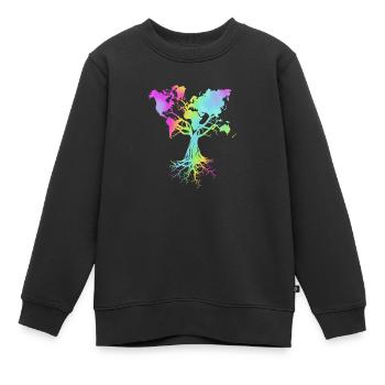 Géologie Archéologie - Sweat Premium enfant bio - noir - Devant - AI Model Kid Female (0cm)