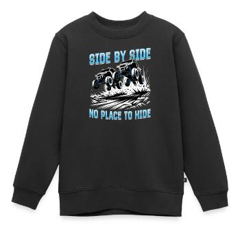 UTV Off Road 4 Wheeler Side by side - Kinder Premium Organic Sweatshirt - Schwarz - Vorne - AI Model Kid Female (0cm)