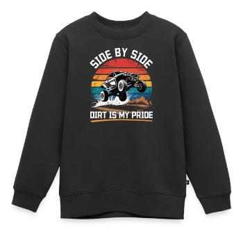 UTV Off Road 4 Wheeler Side by side - Kinder Premium Organic Sweatshirt - Schwarz - Vorne - AI Model Kid Female (0cm)
