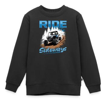 UTV Off Road 4 Wheeler Side by side - Kinder Premium Organic Sweatshirt - Schwarz - Vorne - AI Model Kid Female (0cm)