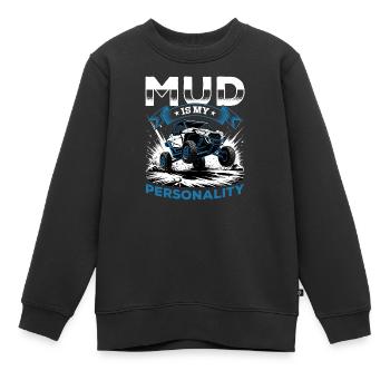 UTV Off Road 4 Wheeler Side by side - Kinder Premium Organic Sweatshirt - Schwarz - Vorne - AI Model Kid Female (0cm)
