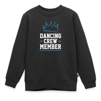 Dancing Crew - Kinder Premium Organic Sweatshirt - Schwarz - Vorne - AI Model Kid Female (0cm)