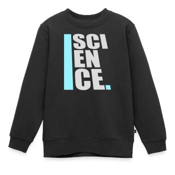 Déclaration scientifique : Déclaration sur l’éducation des nerds - Sweat Premium enfant bio - noir - Devant - AI Model Kid Female (0cm)