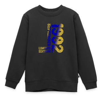 1992 September Limited Edition 31. Geburtstag Deko - Kinder Premium Organic Sweatshirt - Schwarz - Vorne - AI Model Kid Female (0cm)