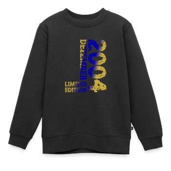 2004 Dezember Limited Edition 19. Geburtstag Deko - Kinder Premium Organic Sweatshirt - Schwarz - Vorne - AI Model Kid Female (0cm)