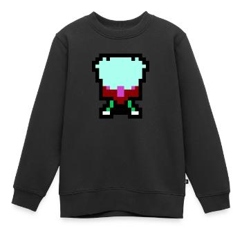 Oktopus - Kinder Premium Organic Sweatshirt - Schwarz - Vorne - AI Model Kid Female (0cm)