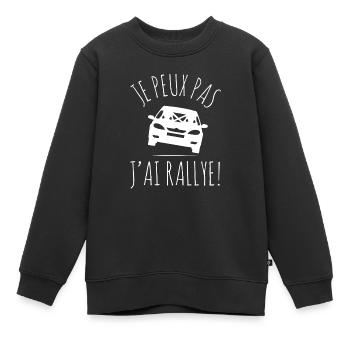 Ich kann nicht, ich sammle! - Kinder Premium Organic Sweatshirt - Schwarz - Vorne - AI Model Kid Female (0cm)