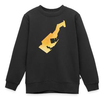 Monaco - Kinder Premium Organic Sweatshirt - Schwarz - Vorne - AI Model Kid Female (0cm)