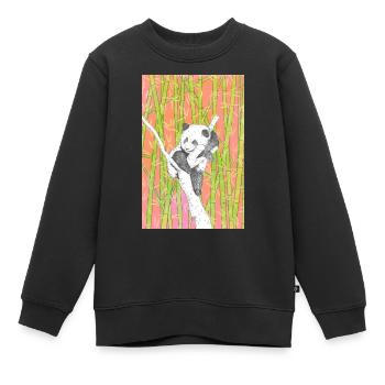 Just relax - Sweat Premium enfant bio - noir - Devant - AI Model Kid Female (0cm)