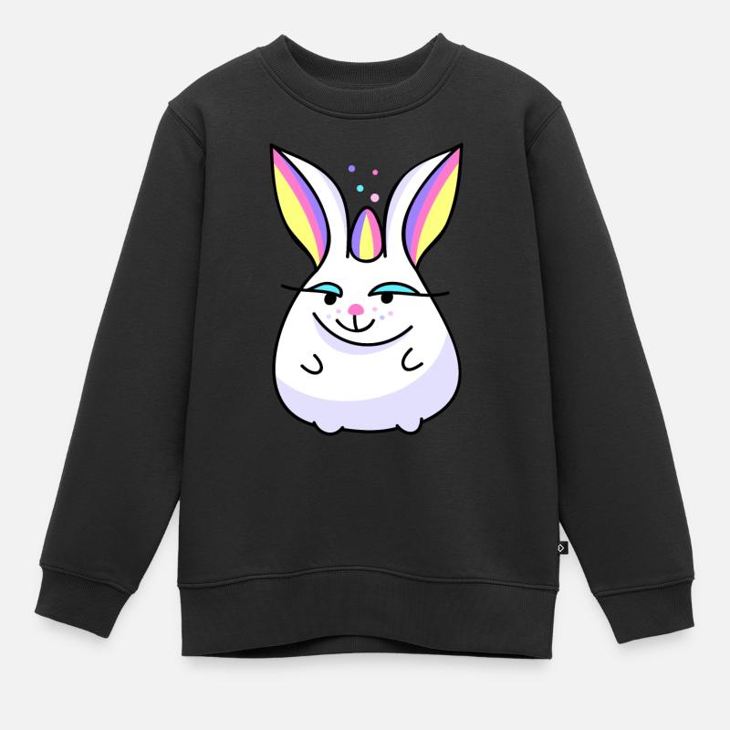 bunnycorn - Sweat Premium enfant bio - noir