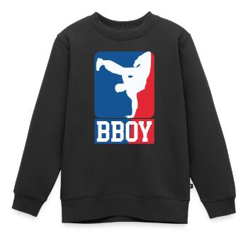 Breakdance B-Boy Streetdance Design Hip Hop Dance - Kinder Premium Organic Sweatshirt - Schwarz - Vorne - AI Model Kid Female (0cm)