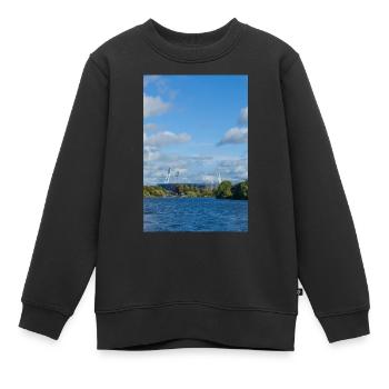 Weserstadion - Kinder Premium Organic Sweatshirt - Schwarz - Vorne - AI Model Kid Female (0cm)