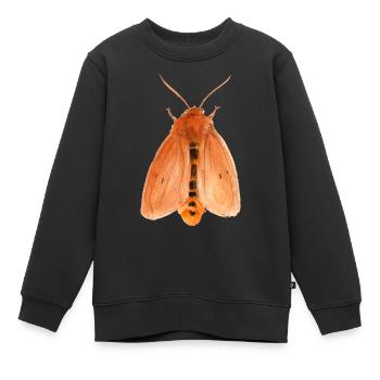 Tigre rubis - Sweat Premium enfant bio - noir - Devant - AI Model Kid Female (0cm)