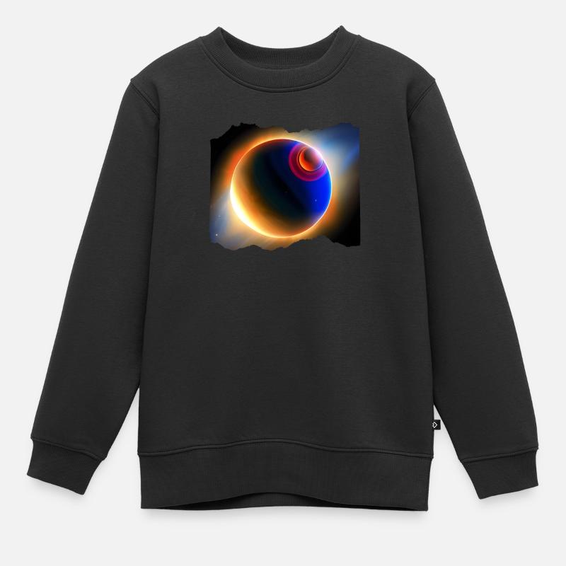 Un voyage dans l'espace - Sweat Premium enfant bio - noir