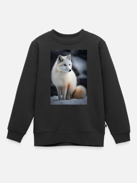 Polarfuchs - Kinder Premium Organic Sweatshirt - Schwarz
