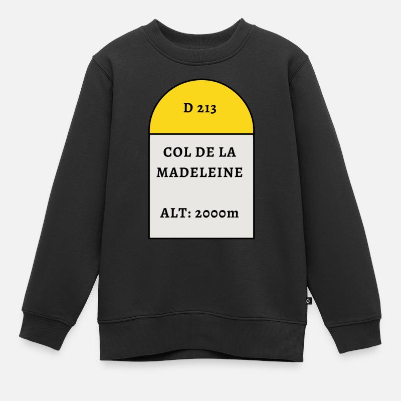 Chou de la Madeleine - Sweat Premium enfant bio - noir