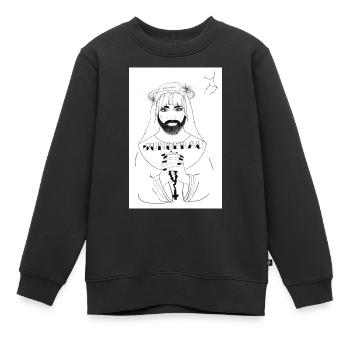 Jungfrau Sternzeichen - Kinder Premium Organic Sweatshirt - Schwarz - Vorne - AI Model Kid Female (0cm)