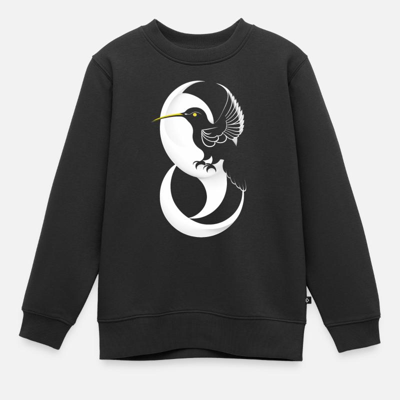 Colibri - Sweat Premium enfant bio - noir