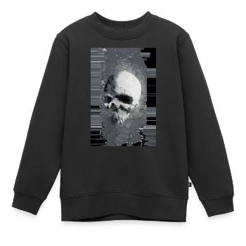 skull bug - Sweat Premium enfant bio - noir - Devant - AI Model Kid Female (0cm)