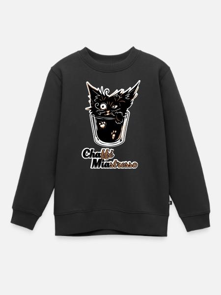 Chaffé Miastresso - Sweat Premium enfant bio - noir