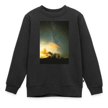 Raum - Kinder Premium Organic Sweatshirt - Schwarz - Vorne - AI Model Kid Female (0cm)