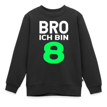 8. Geburtstag 8 Jahre Geschenk - Kinder Premium Organic Sweatshirt - Schwarz - Vorne - AI Model Kid Female (0cm)