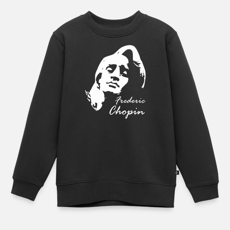 Chopin Frederic - Kids Premium Organic Sweatshirt - black