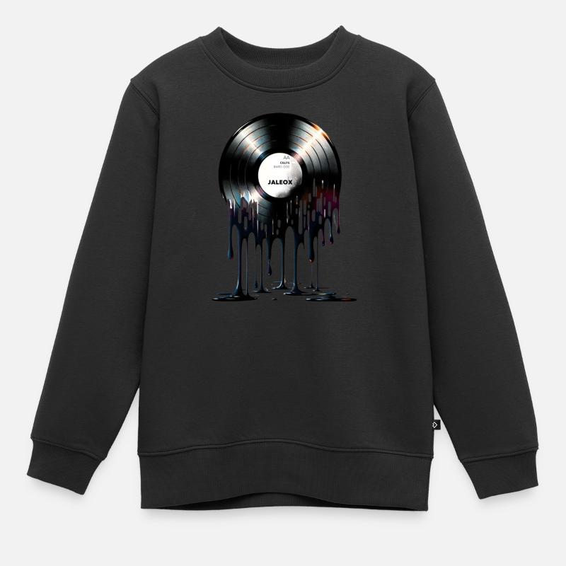 VINYL - Sweat Premium enfant bio - noir
