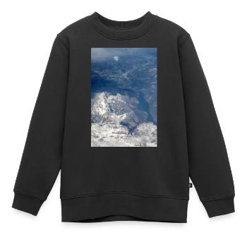 Formations nuageuses et Alpes près de la Zugspitze - Sweat Premium enfant bio - noir - Devant - AI Model Kid Female (0cm)