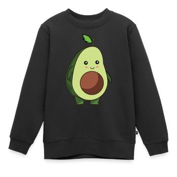 avokado sweet - Kinder Premium Organic Sweatshirt - Schwarz - Vorne - AI Model Kid Female (0cm)
