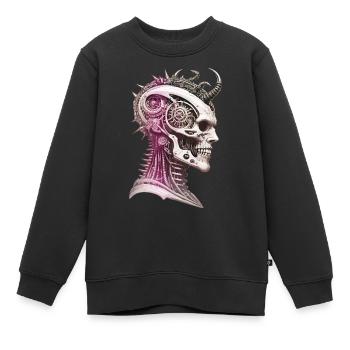 The age of madness - Kinder Premium Organic Sweatshirt - Schwarz - Vorne - AI Model Kid Female (0cm)