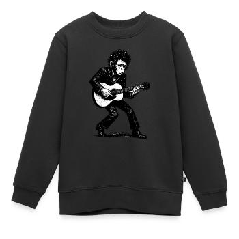 Singer Songwriter | The Monkey Dancer - Kinder Premium Organic Sweatshirt - Schwarz - Vorne - AI Model Kid Female (0cm)