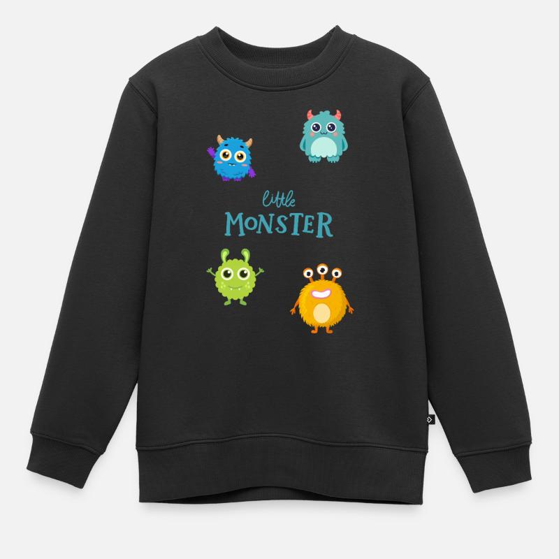 Petits monstres - Sweat Premium enfant bio - noir