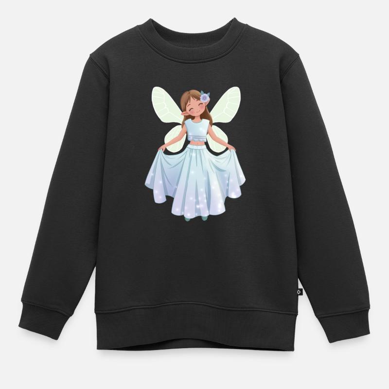 Petit conte de fées fée - Sweat Premium enfant bio - noir