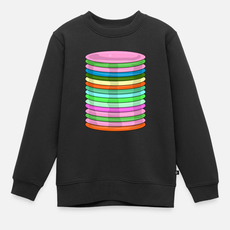 Frisbee Golf Disc Frisbee Discgolf - Kids Premium Organic Sweatshirt - black