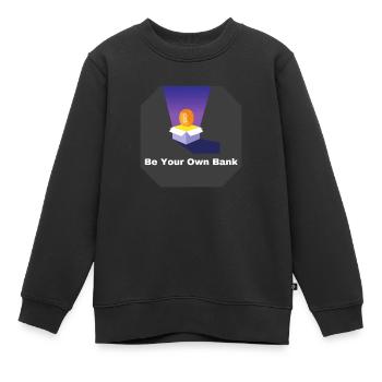 Soyez votre propre banque - Sweat Premium enfant bio - noir - Devant - AI Model Kid Female (0cm)