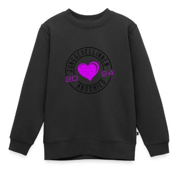 Junggesellinnenabschied 2024 - Kinder Premium Organic Sweatshirt - Schwarz - Vorne - AI Model Kid Female (0cm)