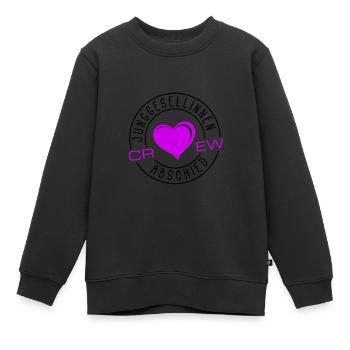 Junggesellinnenabschied Crew - Kinder Premium Organic Sweatshirt - Schwarz - Vorne - AI Model Kid Female (0cm)