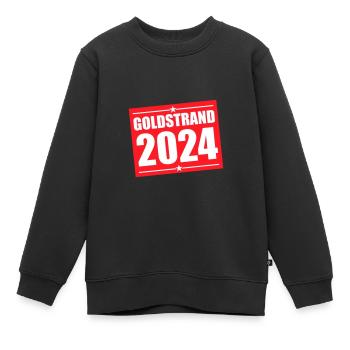 Sables d’or 2024 - Sweat Premium enfant bio - noir - Devant - AI Model Kid Female (0cm)