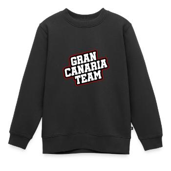 Gran Canaria Team - Kinder Premium Organic Sweatshirt - Schwarz - Vorne - AI Model Kid Female (0cm)